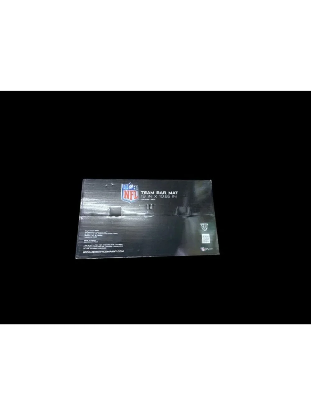 New England Patriots NFL bar non-slip rubber mat, 19 inches by 10.85 new in box
